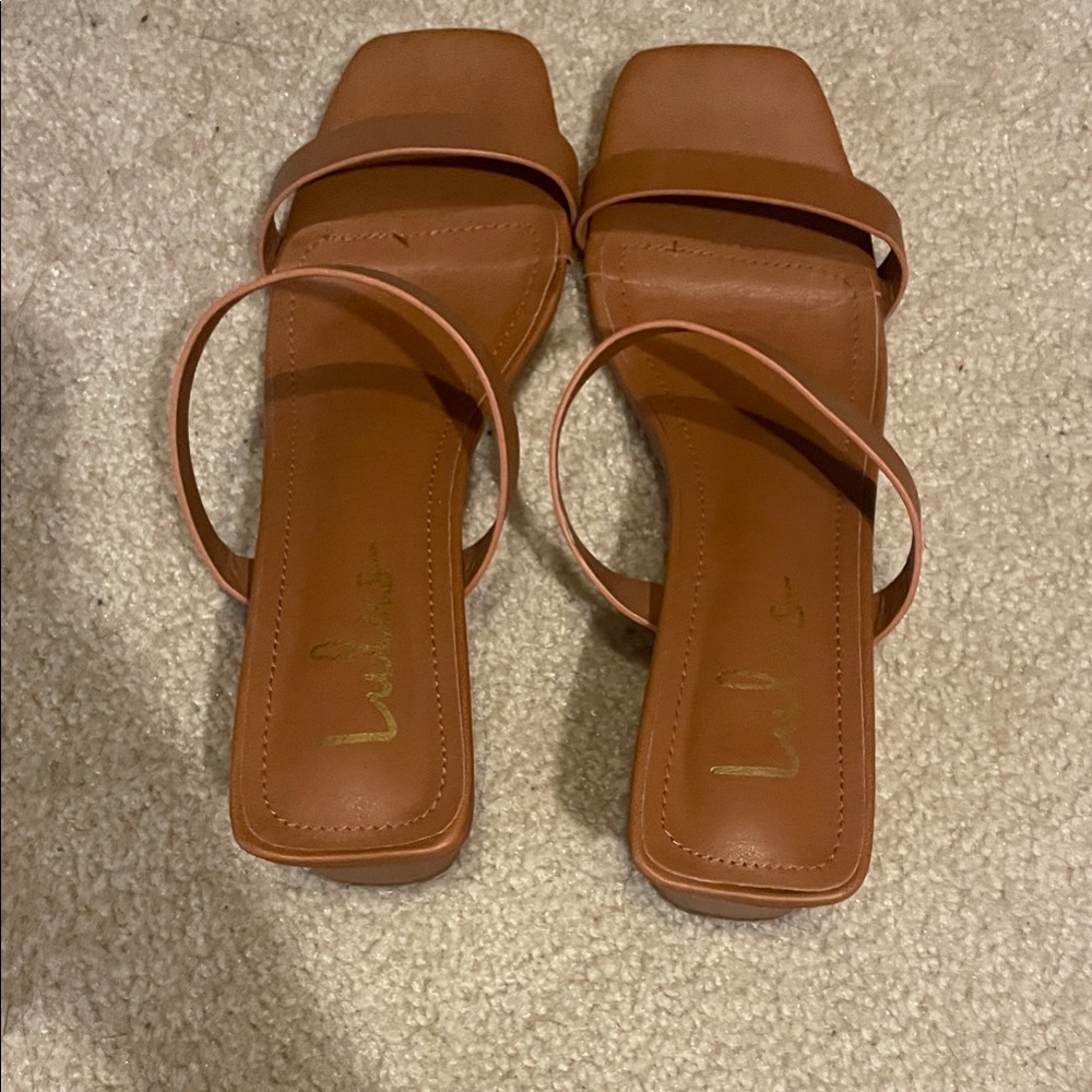 Lulu's Brown Strappy Sandals